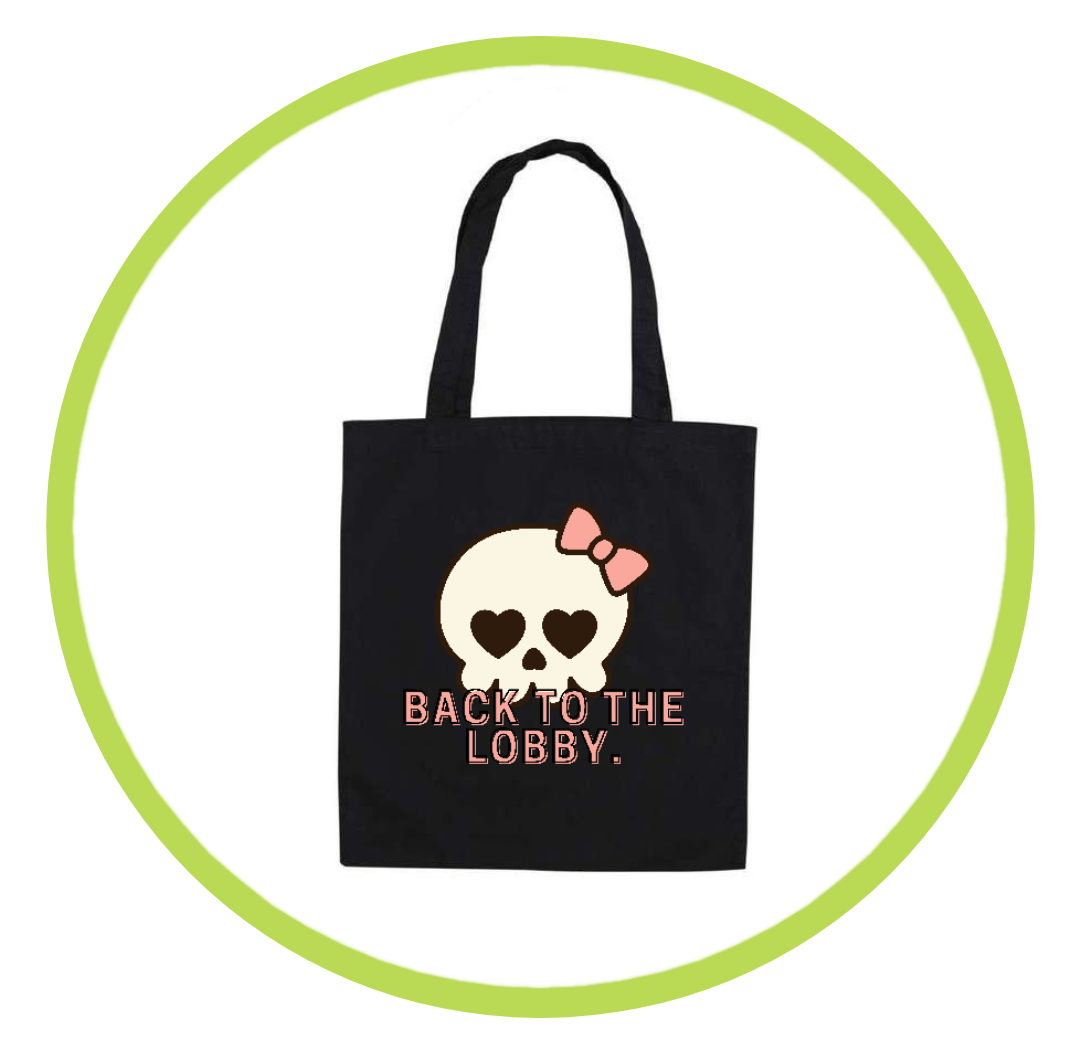 Back To The Lobby Tote Bag