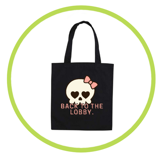 Back To The Lobby Tote Bag