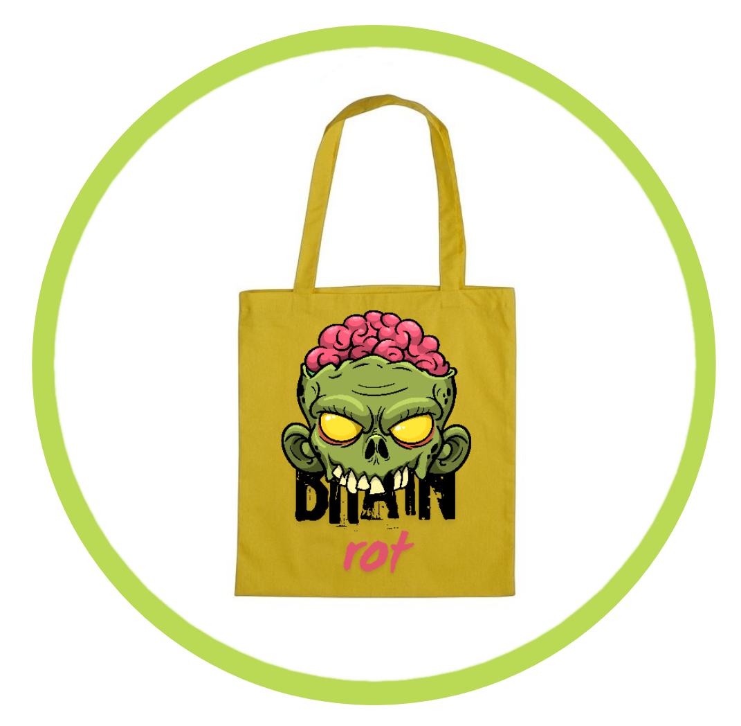 Brain Rot Tote Bag