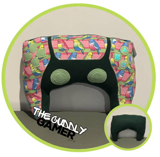 Tweet Tweet Green Controller Lap Pillow