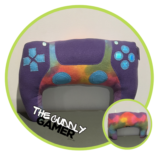Purple Multicolour Controller Lap Pillow