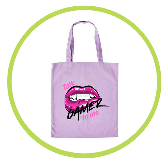 Talk Gamer To Me Tote Bag